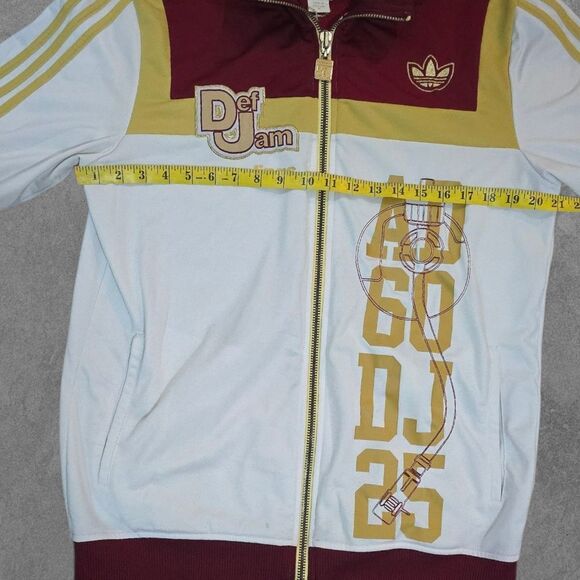 Vintage Adidas Def Jam Track Jacket Y2k Streetwear Medium - Picture 4 of 6